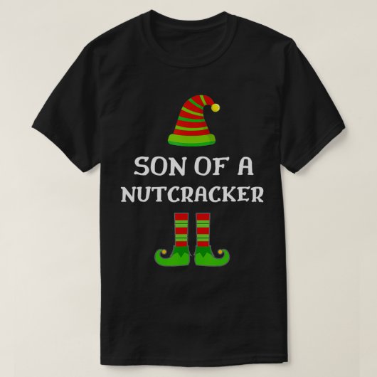 Zoon van een Nutkraker Funny Holiday T-shirt (Design voorkant)