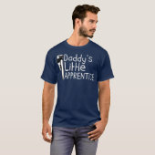 Zoon van een pruimelleerling Funny Plumbing Gifts T-shirt (Voorkant volledig)