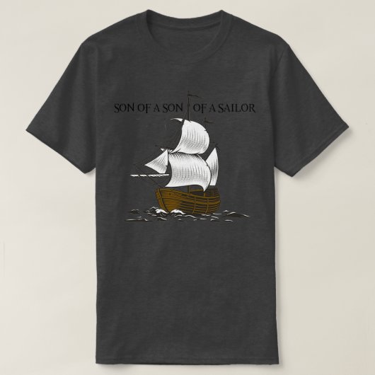 Zoon van een Sailor T-shirt (Design voorkant)