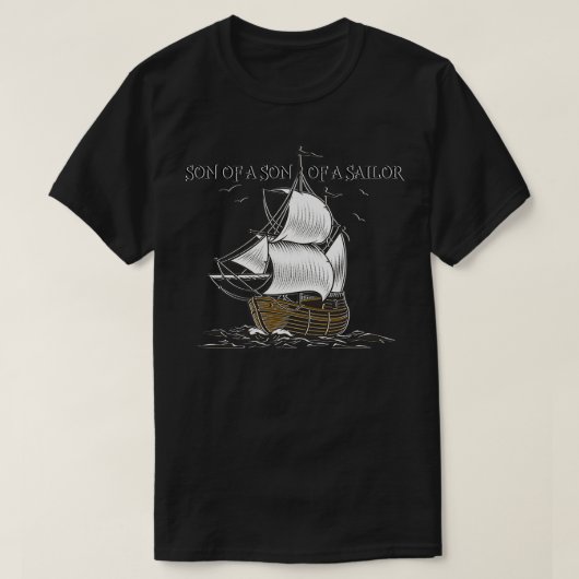 Zoon van een Sailor T-shirt (Design voorkant)