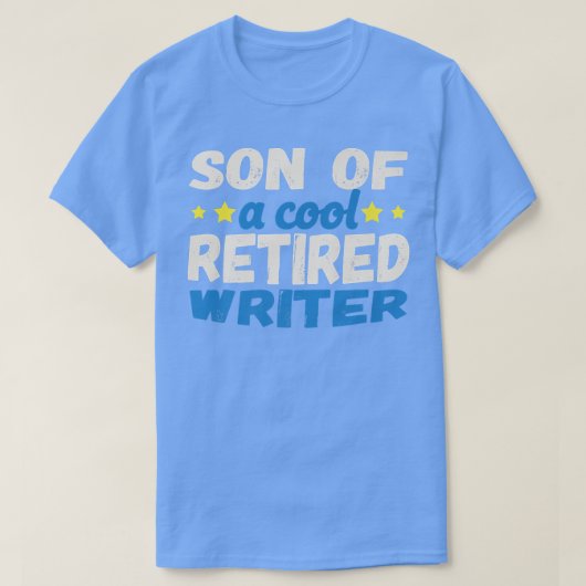 Zoon van een schrijver in ruste t-shirt (Design voorkant)