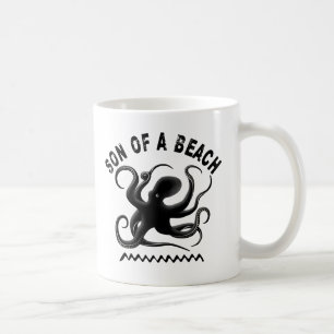 Zoon van een strand - Pun design for zee life love Koffiemok