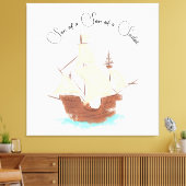 Zoon van een zeemanspiraat canvas afdruk (Insitu (Woonkamer))
