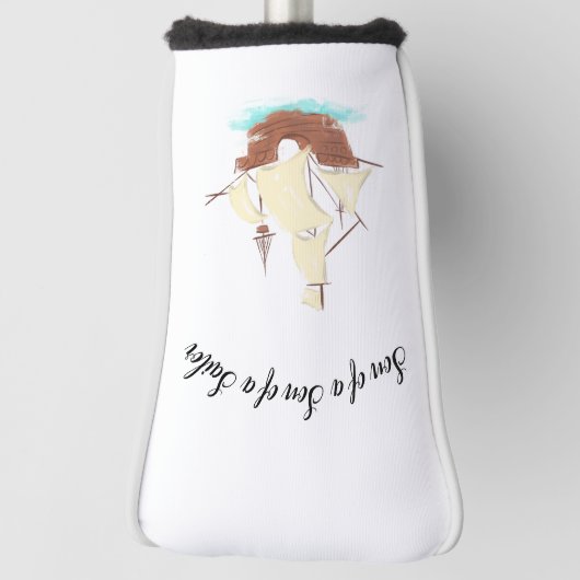 Zoon van een zeemanspiraat golfheadcover (Draai 90)