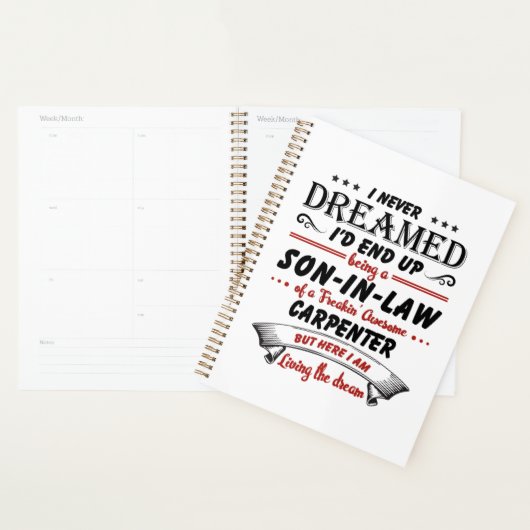 Zoon van Geweldige timmerman Planner (Display)