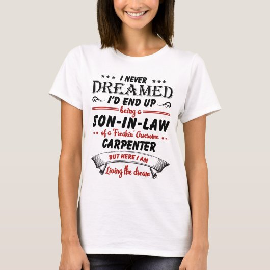 Zoon van Geweldige timmerman T-shirt (Voorkant)