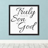 Zoon van God Canvas Afdruk (Insitu (Houten vloer))