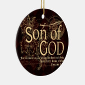 Zoon van God, Romeinen 8:14 Christelijk Keramisch Ornament (Rechts)