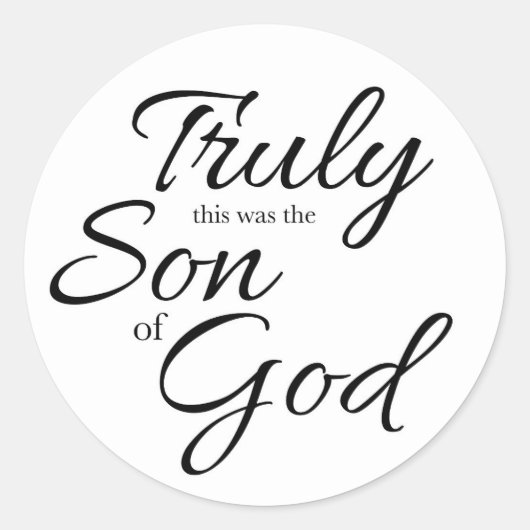Zoon van God Sticker (Voorkant)