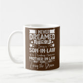 Zoon van grappige majoor in Law Birthday Gift Idee Koffiemok (Links)