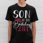 Zoon van het Birthday Girl Gepersonaliseerd Squad  T-shirt<br><div class="desc">Op zoek naar een verjaardagscadeau dat je feest compleet maakt? Kijk niet verder dan de shirten van onze verjaardagsbemanning. Deze stijlvolle t - shirts zijn perfect voor elke dag van het verjaardagsfeest. Onze overeenkomende shirten zijn een groot geschenk voor je vrienden en familie, en kunnen samen worden gedragen als een...</div>