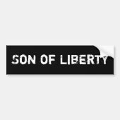 Zoon van Liberty Bumpersticker (Voorkant)