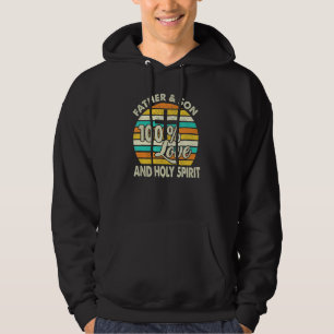 Zoon van liefdesvader en Heilige Geest Heilige Bij Hoodie