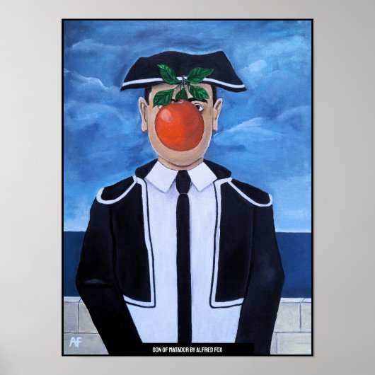 Zoon van Matador Schilderij van Alfred Fox Poster (Voorkant)