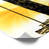 Zoon van mijn moeder brief, gezinspagnecadeau, poster (Hoek)