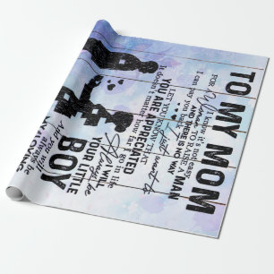 Zoon van mijn moeder brief, thuisverkleuring, cadeaupapier