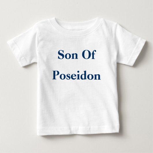 Zoon van Poseidon Baby Shirt (Voorkant)