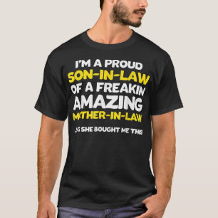 Zoon van schimmel Fathers Day Gift van moeder in d T-shirt