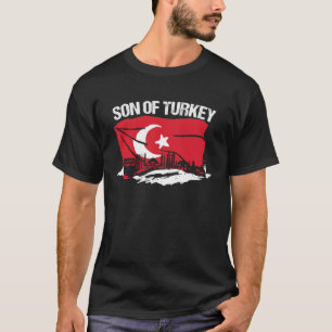 Zoon van Turkije Istanbul Ankara Türkiye Trots Tur T-shirt