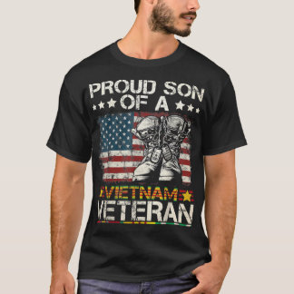 Zoon van Viëtteran Veteraan VS-vlag T-Shirt