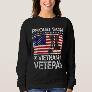 Zoon van Viëtvincie Veteraan Vlag van de VS Trui