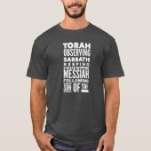 Zoon van Yah Hebrew Roots Messianic T-shirt (Voorkant)