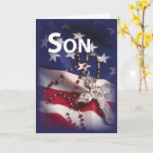 Zoon, vlag voor patriottisch kruis, religie kaart (Gele Bloem)