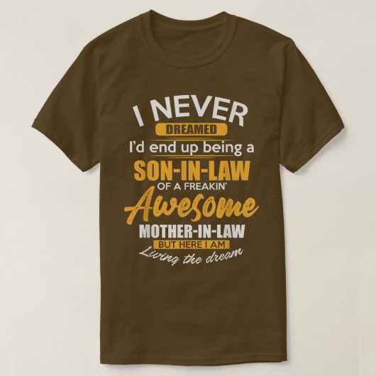 ZoonInLaw van Geweldige grappige moeder van de GR T-shirt (Design voorkant)