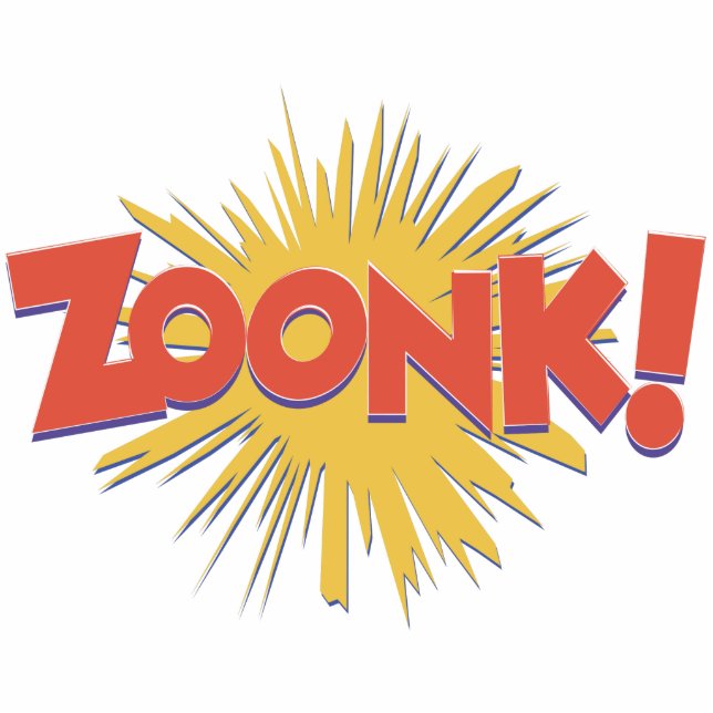 Zoonk Bang Explosion Staand Fotobeeldje (Voorkant)