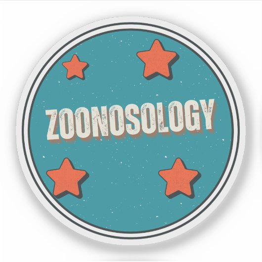 Zoonosologie Sticker (Voorkant)
