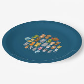 Zooparty Papieren Bordje (Gekanteld)