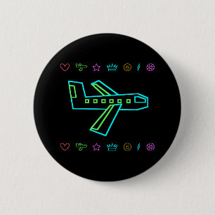 Zooper Plane Ronde Button 5,7 Cm