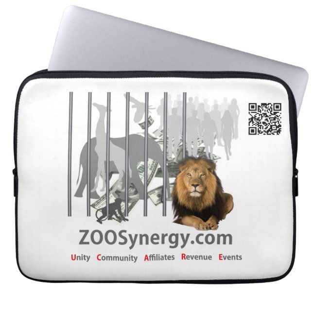 ZOOSynergy - laptophoes van 13 inch Laptop Sleeve (Voorkant)