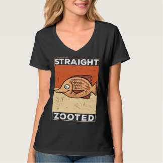 Zoöted absoluut getorqued vis t-shirt