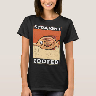 Zoöted absoluut getorqued vis t-shirt