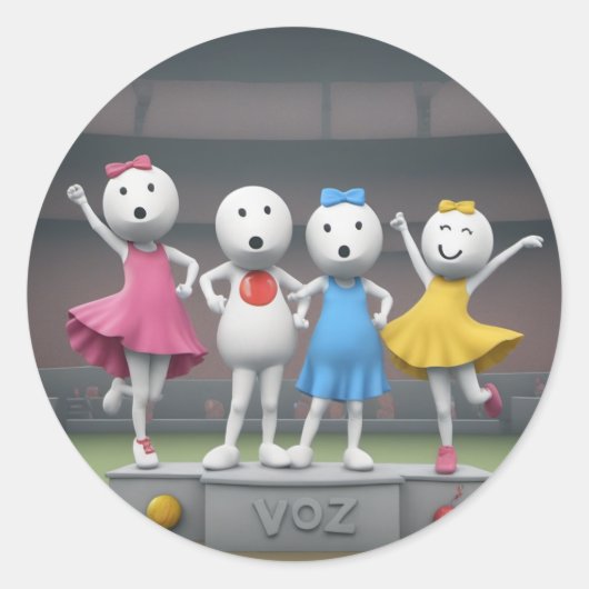 Zoozoo Sticker Design (Voorkant)