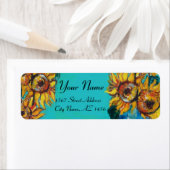 Zopvolgers in BLUE TURQUOÏE , SUMMER PARTIJ Etiket (Insitu)