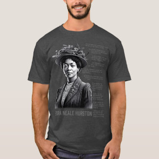 Zora Neale Hurston kunst vintage retro T-shirt