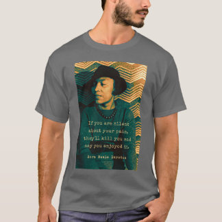 Zora Neale Hurston portret en citaat Als je s T-shirt