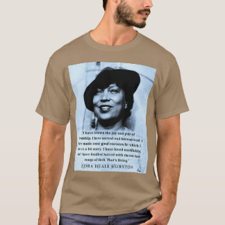 Zora Neale Hurston portret en citaat Ik heb gekend T-shirt