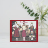 Zora of Macedonië Paper Doll Briefkaart (Staand voorkant)