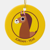 Zora the Horse Keramisch Ornament (Voorkant)