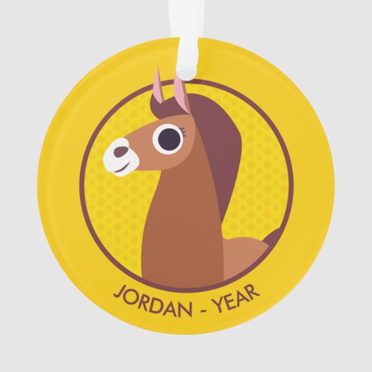 Zora the Horse Ornament (achterkant)