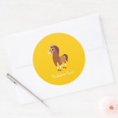 Zora the Horse Ronde Sticker (Envelop)