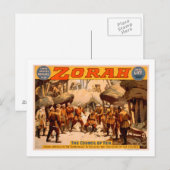 Zorah Russisch Miners Theatrisch Poster Briefkaart (Voorkant / Achterkant)