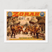Zorah Russisch Miners Theatrisch Poster Briefkaart (Voorkant)