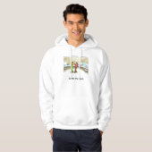 Zorba The Geek Funny Cartoon Hoodie van Rick Londo (Voorkant volledig)