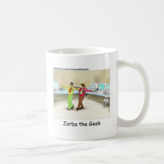 Zorba The Geek Funny Gifts & Collectibles Koffiemok (Rechts)
