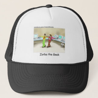 Zorba The Geek Grappige Cadeaus & Verzamelaarsobje Trucker Pet