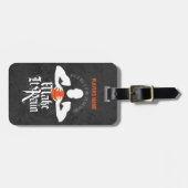 Zorg dat het Bagagelabel Regen (Basketball) (Voorkant horizontaal)